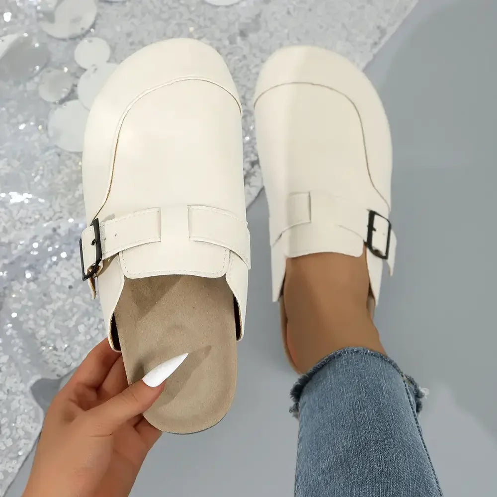 Round Toe Flat Slip-Ons