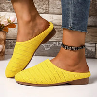 Round Toe Flat Slip-Ons