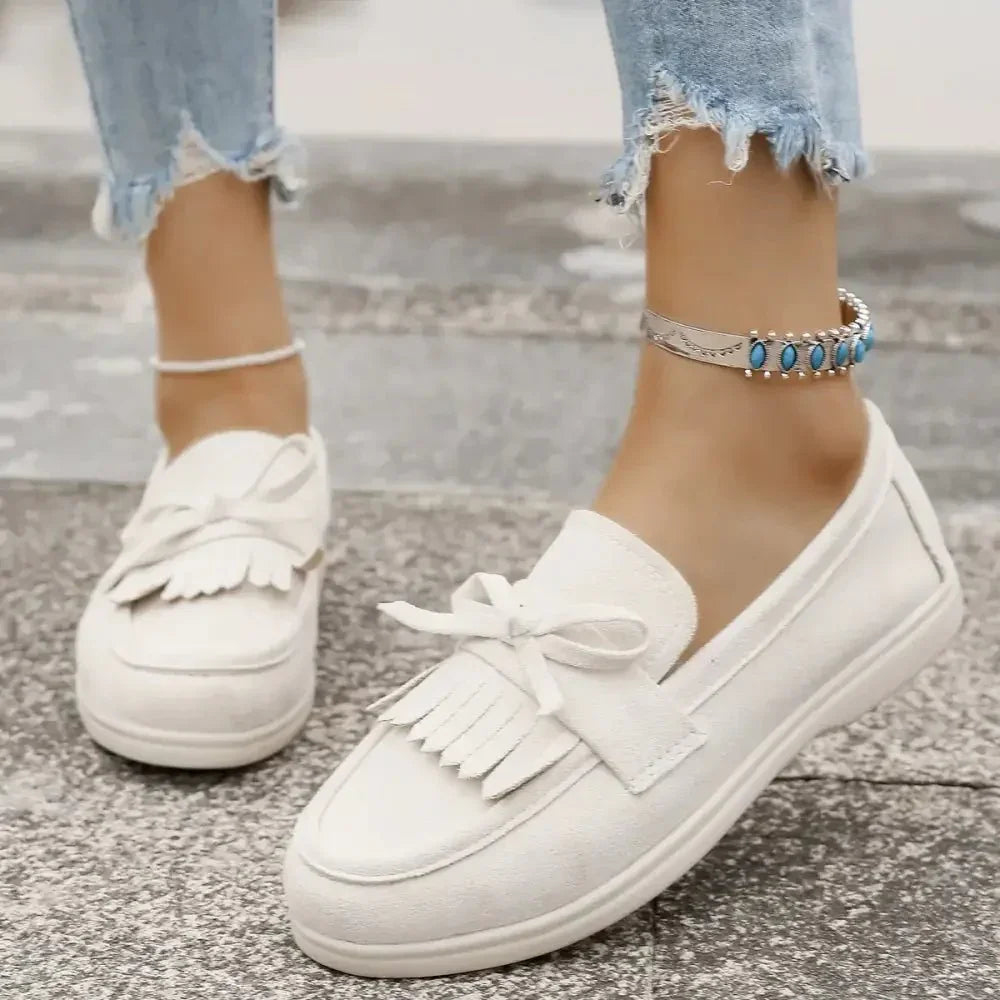 Round Toe Flats Loafers - Update AvenueTrendsi100600001631724100600001631724Round Toe Flats LoafersIvory
