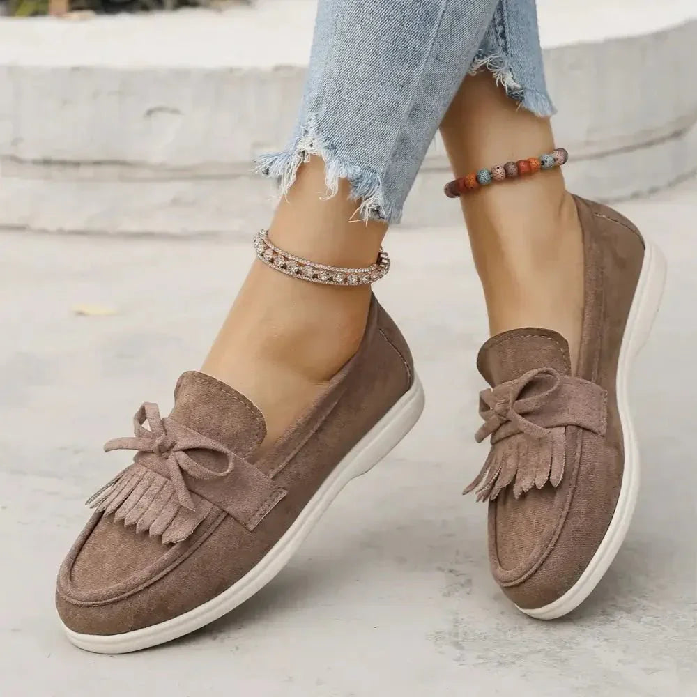 Round Toe Flats Loafers - Update AvenueTrendsi100600001631903100600001631903Round Toe Flats LoafersTaupe