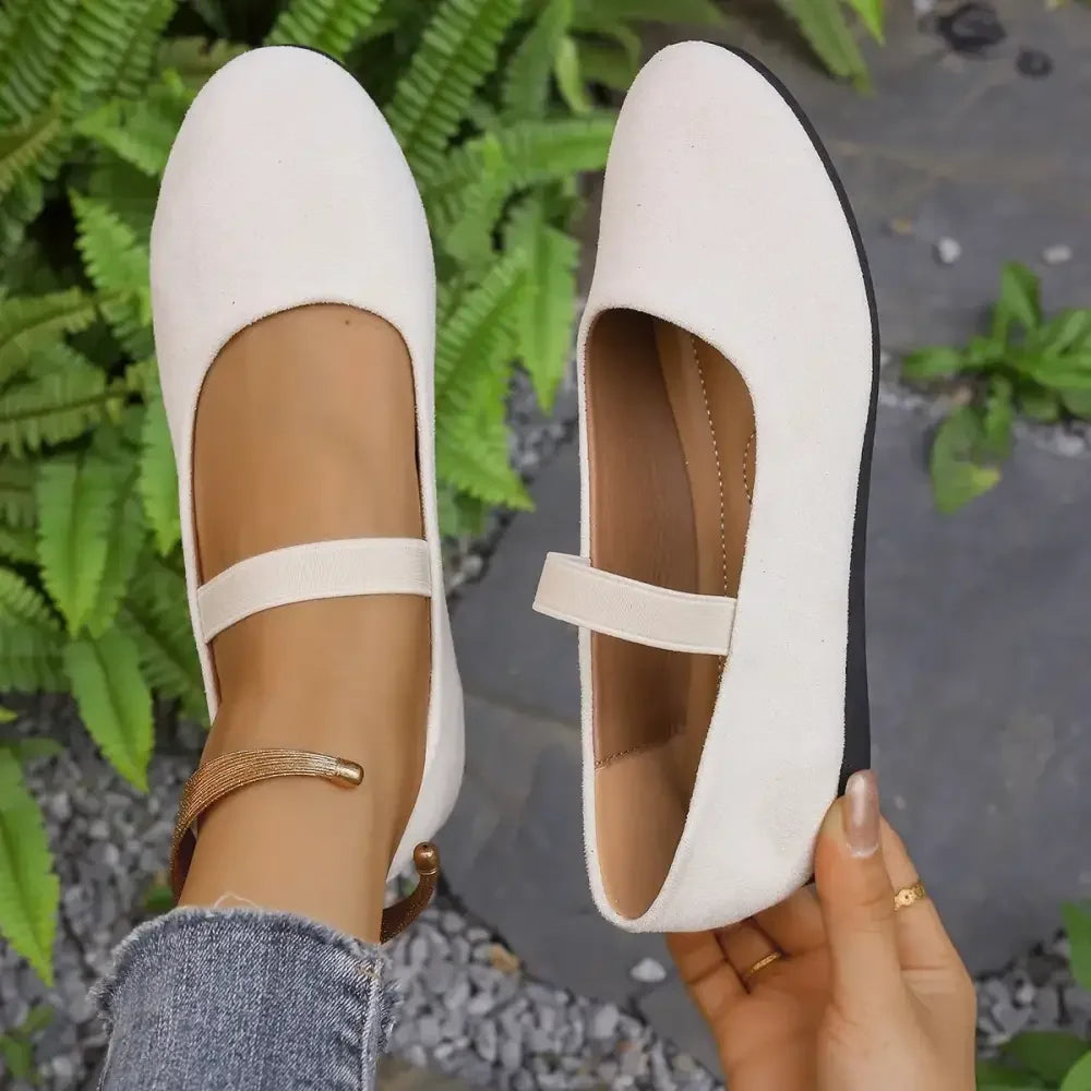 Round Toe Flats Slip-Ons
