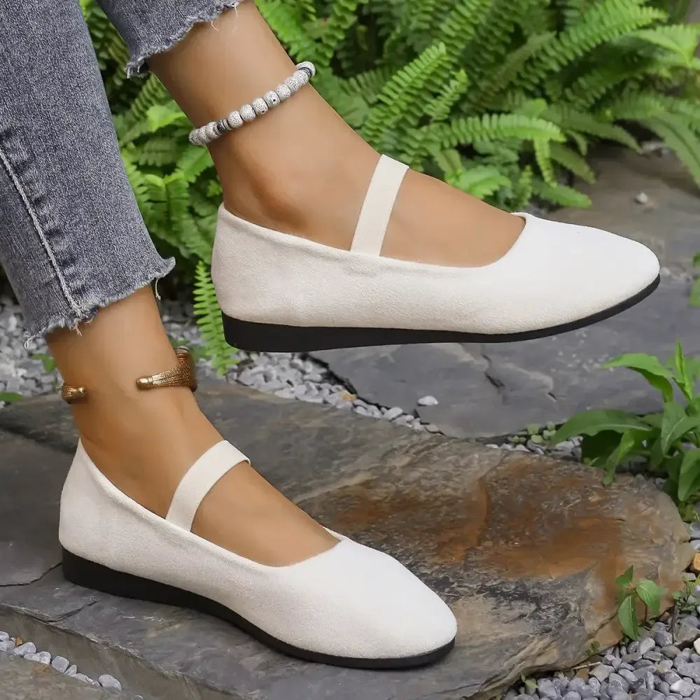 Round Toe Flats Slip-Ons