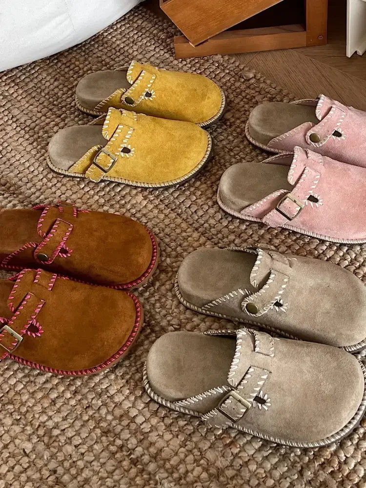 Round Toe Flats Slip-Ons