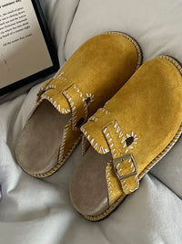 Round Toe Flats Slip-Ons