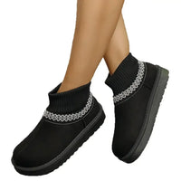 Round Toe Platform Boots