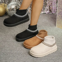 Round Toe Platform Boots