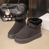 Round Toe Platform Fleece - Lined Winter Boots - Update AvenueTrendsi100600470360039100600470360039Round Toe Platform Fleece - Lined Winter BootsBlack