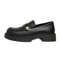 Round Toe Platform Loafers