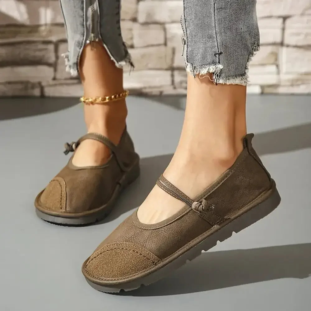 Round Toe Slip-Ons