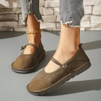 Round Toe Slip-Ons