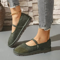 Round Toe Slip-Ons
