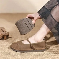 Round Toe Slip-Ons