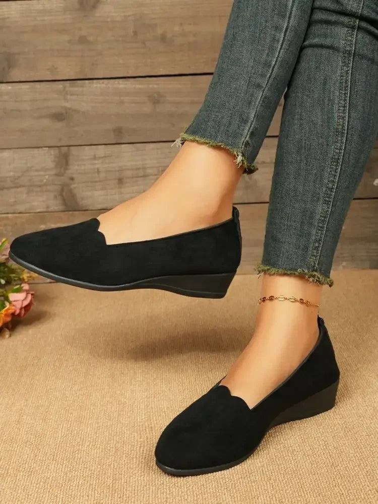 Round Toe Slip-Ons