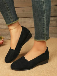 Round Toe Slip-Ons