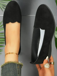 Round Toe Slip-Ons