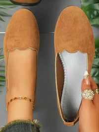 Round Toe Slip-Ons