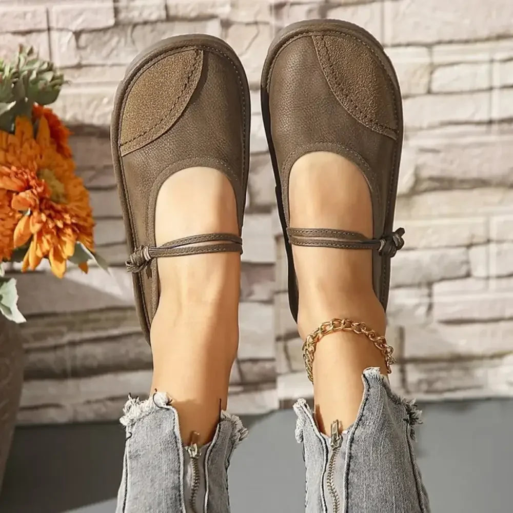 Round Toe Slip-Ons