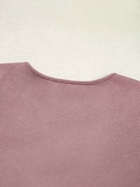 Ruched Front Long Sleeve T-Shirt - Update AvenueT-ShirtsTrendsi100100983283549100100983283549b4295f80b3764e5baffc0738d9885215 - Max - OriginOld Rose