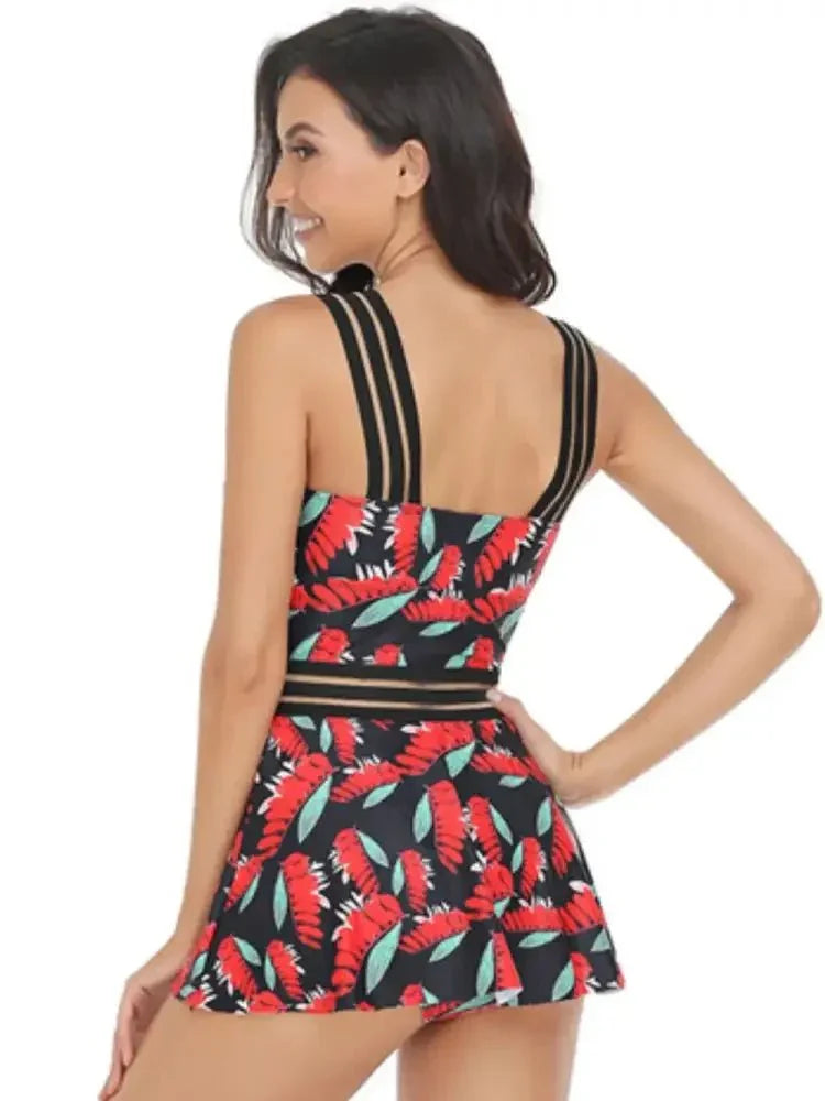 Ruched Printed Sweetheart Neck Two - Piece Swim Set - Update AvenueTrendsi100100087292172100100087292172f2eae620 - 46db - 4468 - a42d - 95ddb4aa8cfe - MaxDeep Red