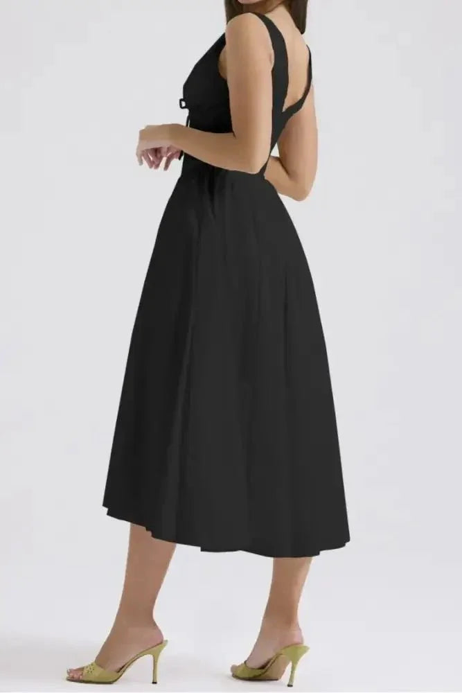 Ruched V - Neck Sleeveless Dress with Pockets - Update AvenueEffortless Elegance: DressesTrendsi10010045710104310010045710104363ef4c26 - 6a74 - 46e5 - a58c - 103da3e85100 - Max - OriginBlack