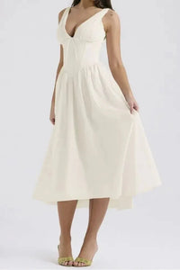 Ruched V - Neck Sleeveless Dress with Pockets - Update AvenueEffortless Elegance: DressesTrendsi100100457101386100100457101386cdaf6b43 - bb16 - 4547 - 96c2 - 40a44c32902b - Max - OriginWhite