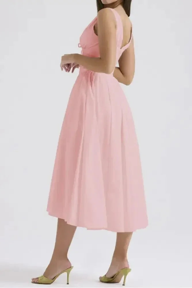 Ruched V - Neck Sleeveless Dress with Pockets - Update AvenueEffortless Elegance: DressesTrendsi100100457102152100100457102152275ab6e1 - c1b6 - 476b - 8c98 - 5b864ad4d2b7 - Max - OriginBlush Pink