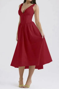 Ruched V - Neck Sleeveless Dress with Pockets - Update AvenueEffortless Elegance: DressesTrendsi100100457105503100100457105503d14a26d9 - 7492 - 4a4a - 83e3 - 7709717c0a81 - Max - OriginDeep Red