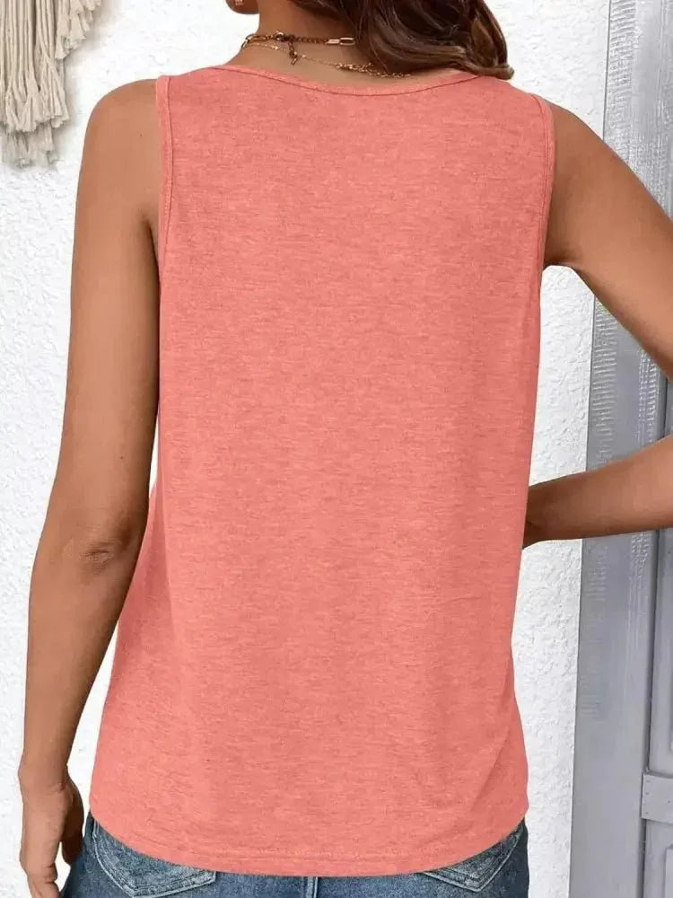 Ruched V - Neck Tank - Update AvenueTrendsi1001009792610171001009792610174e30d3cc - 5c5a - 4e63 - 992a - dc145059ce45 - Max - OriginBurnt Coral