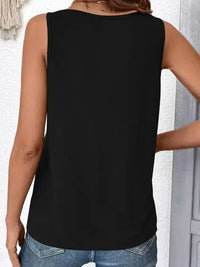 Ruched V - Neck Tank - Update AvenueTrendsi100100979261602100100979261602ebfec4f1 - eabb - 40ea - 861e - 0eec6e297be7 - Max - OriginBlack