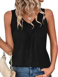 Ruched V - Neck Tank - Update AvenueTrendsi1001009792616021001009792616022f53c7c6 - 5d3c - 49ec - 9ea9 - 48d20eeb7936 - Max - OriginBlack