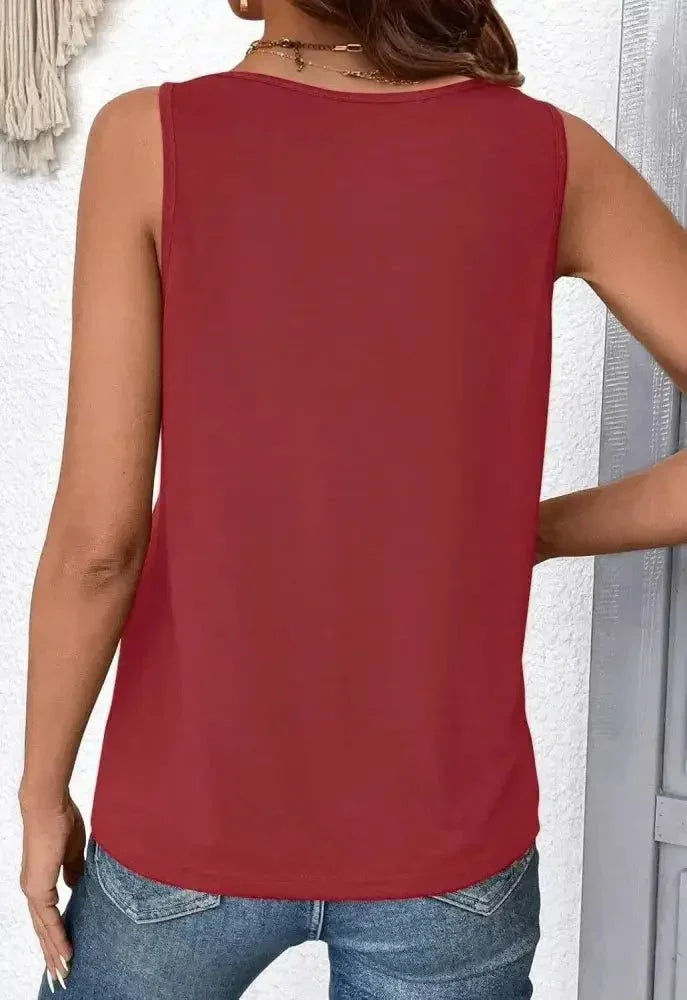 Ruched V - Neck Tank - Update AvenueTrendsi100100979262658100100979262658585ee9b1 - e95e - 4a26 - b74b - 55eed54275d2 - Max - OriginRust