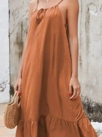 Ruffled Hem Midi Cami Dress - Update AvenueTrendsi100100947143342100100947143342cfc3de46 - 729e - 430e - abd6 - fa1d7b554778 - Max - OriginOchre