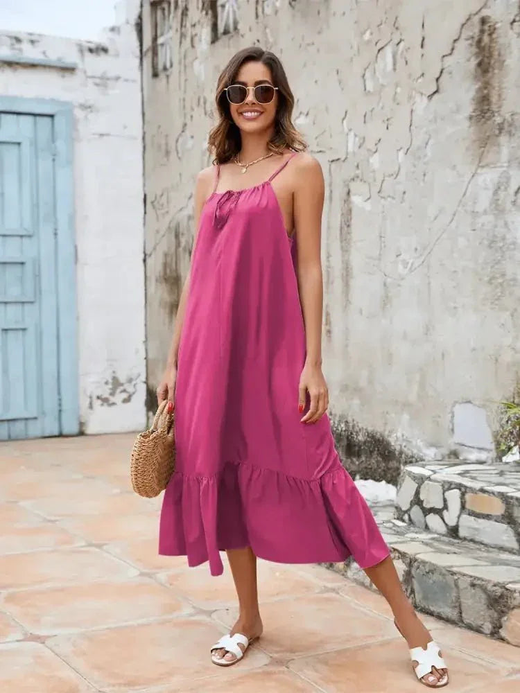 Ruffled Hem Midi Cami Dress - Update AvenueTrendsi100100947144160100100947144160a17f8eb4 - b730 - 4059 - 8dcd - af16a6fdeec5 - Max - OriginDeep Rose