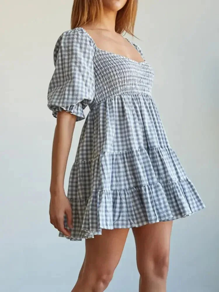 Ruffled Hem Plaid Half Sleeve Mini Dress - Update AvenueTrendsi10010068109161710010068109161702dd74c5 - f63b - 4c1a - a939 - 5a0a2aae785b - Max - OriginLight Blue