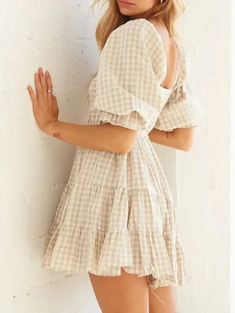 Ruffled Hem Plaid Half Sleeve Mini Dress - Update AvenueTrendsi10010068109720610010068109720663001bfc - 9470 - 4e71 - 83a4 - 80229b4172ea - Max - OriginPastel Yellow