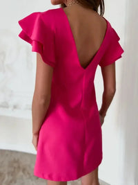 Ruffled Layered Short Sleeve Mini Dress - Update AvenueEffortless Elegance: DressesTrendsi1001000587355261001000587355268d76e25e - b219 - 4f64 - a5b2 - 8bae19271567 - Max - OriginHot Pink