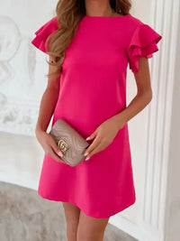 Ruffled Layered Short Sleeve Mini Dress - Update AvenueEffortless Elegance: DressesTrendsi100100058735526100100058735526b5610a5e - 3ac4 - 41e5 - 9d0a - 214a3fba0ee7 - Max - OriginHot Pink