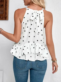 Ruffled Printed Halter Neck Cami Top - Update AvenueTrendsi10010018757218210010018757218225957bf2e41a43f09231762db2926935 - Max - OriginDot