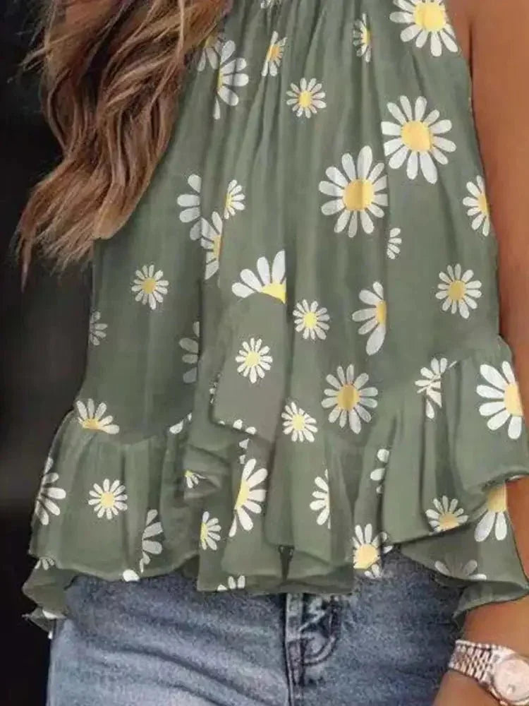 Ruffled Printed Halter Neck Cami Top - Update AvenueTrendsi1001001875739011001001875739010da4c3ff - fc59 - 40e5 - 9e3a - 29b7e3815952 - Max - OriginGreen