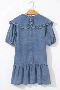 Ruffled Side Pockets Puff Sleeve Denim Mini Dress - Update AvenueDenim Dresses & SkirtsTrendsi10010018829248710010018829248751f292ae - 0bc5 - 4b62 - 8b53 - 9cfbb62fb66c - MaxMedium