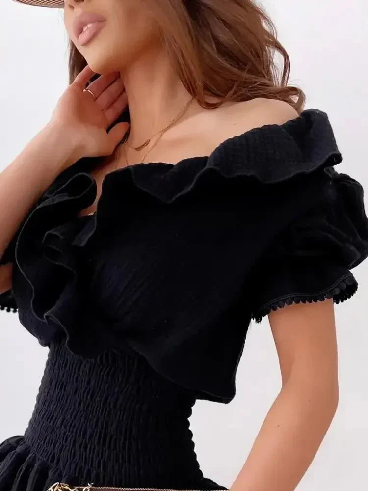 Ruffled Smocked Layered Mini Dress - Update AvenueEffortless Elegance: DressesTrendsi100100376215682100100376215682b3d9cae5 - faaf - 46c1 - 850c - 165635271e92 - Max - OriginBlack