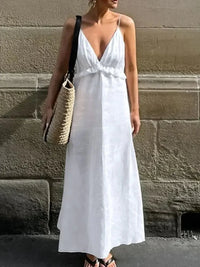 Ruffled V - Neck Maxi Dress - Update AvenueTrendsi100100854202285100100854202285e2e5b3bb - 9de5 - 47f4 - bdd8 - 22cd14c1e99f - Max - OriginWhite