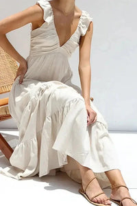 Ruffled V - Neck Tiered Dress - Update AvenueTrendsi1001008346118281001008346118280e87e75b - 0999 - 4405 - 822f - f0bca747d51a - Max - OriginBeige