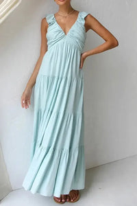 Ruffled V - Neck Tiered Dress - Update AvenueTrendsi1001008346158321001008346158321a5ef240 - 011a - 4ac9 - bc96 - 7eb9bf6cff6c - Max - OriginLight Blue