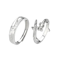S925 sterling silver little prince and roses couple ring men and women a pair of Korean version simple students to send lover gifts - Update AvenueUpdate Avenues211460429339003S925 sterling silver little prince and roses couple ring men and women a pair of Korean version simple students to send lover gifts - Update AvenuesA pair of openings are adjustable