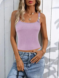 Scoop Neck Cami Top - Update AvenueTrendsi10010078072317610010078072317669a5c8df44e641f2b6513ecba658945f - Max - OriginPurple