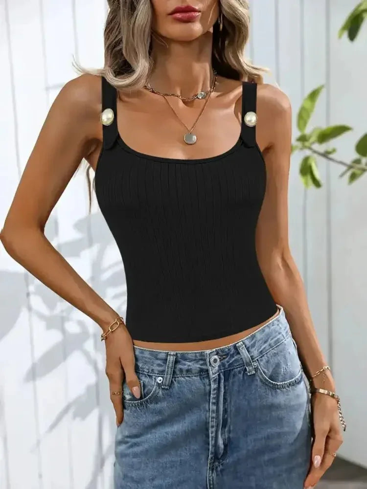 Scoop Neck Cami Top - Update AvenueTrendsi100100780723522100100780723522619e3619cde94f50827a7133478b7dc4 - Max - OriginBlack