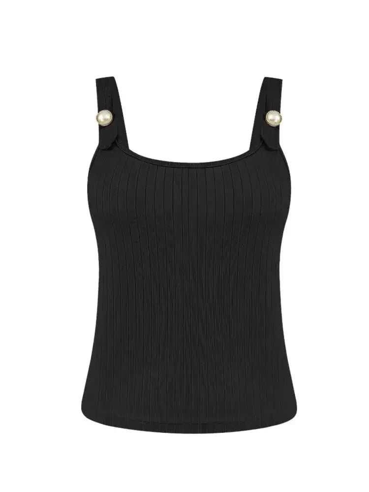 Scoop Neck Cami Top - Update AvenueTrendsi10010078072352210010078072352232a9c83d39164902b7f9b05616c5196f - Max - OriginBlack
