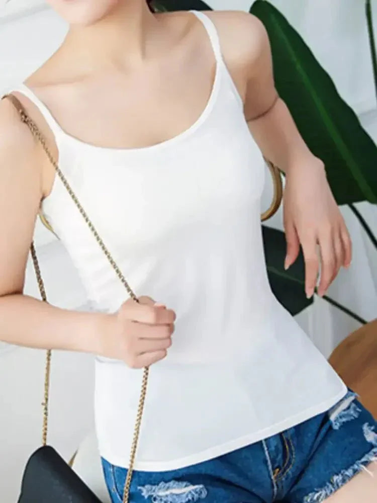 Scoop Neck Cami Top - Update AvenueDaily EssentialsTrendsi10010097157688310010097157688344547bea - 3650 - 4101 - 986d - ec510c4f0d01 - Max - OriginCross - white