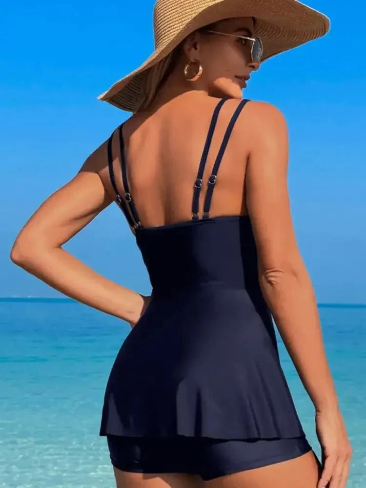 Scoop Neck Double Spaghetti Strap Top and Shorts Set - Update AvenueTrendsi100100095890234100100095890234081cf782 - 5f9f - 4638 - 86ae - 5cd1ad6a1903 - MaxDark Navy